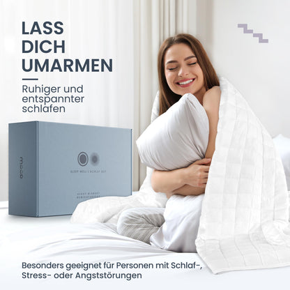 müüd® Gewichtsdecke Therapie & Schlaf 7kg - 135x200 cm