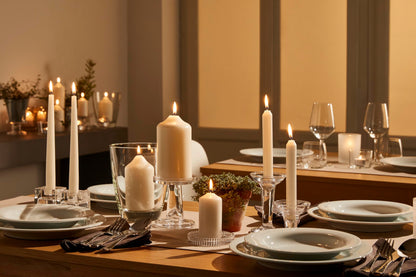 METRO Professional Tafelkerzen – 144 Stk, elfenbein, Ø 21.5mm