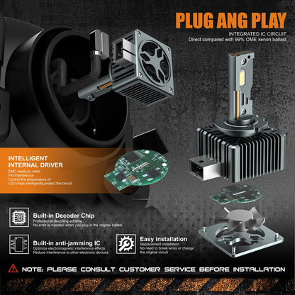 Stellar D1S Xenon-Brenner-Ersatz – 6500K Diamantweiss