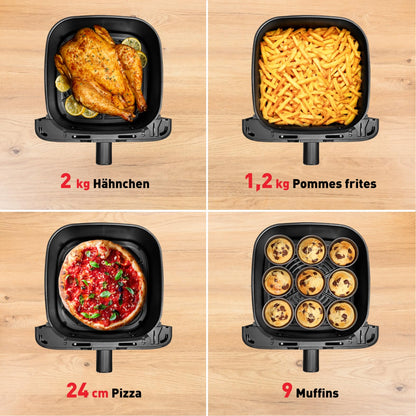 Tefal Easy Fry Mega Heissluftfritteuse 7,5 L Schwarz EY8558E0