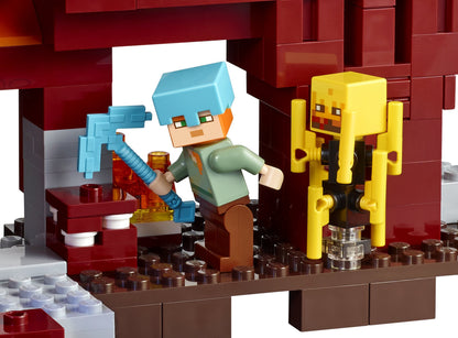LEGO Minecraft 21122 Konstruktionsset – Die Netherfestung