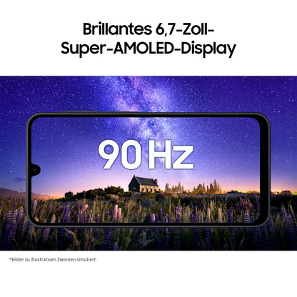 Samsung Galaxy A17 LTE Smartphone 128 GB, 50-MP-Kamera, Schwarz