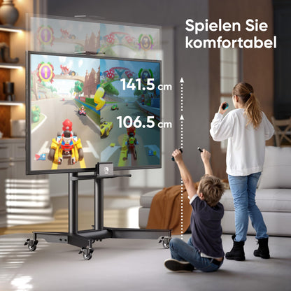 ONKRON TS1571-B TV Rollständer 32-75 Zoll - Schwarz