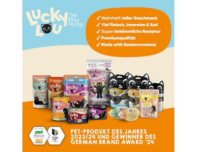 Lucky Lou Adult Mix-Paket Katzen Nassfutter - 36x300g