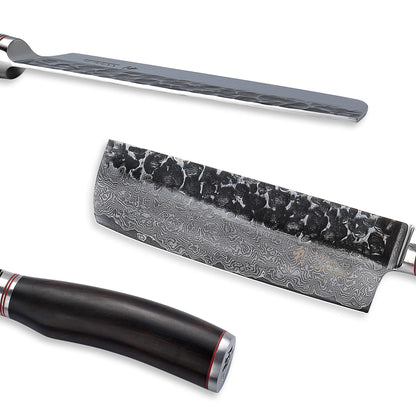 Wakoli EBO Premium Nakirimesser 16.5cm Damaststahl