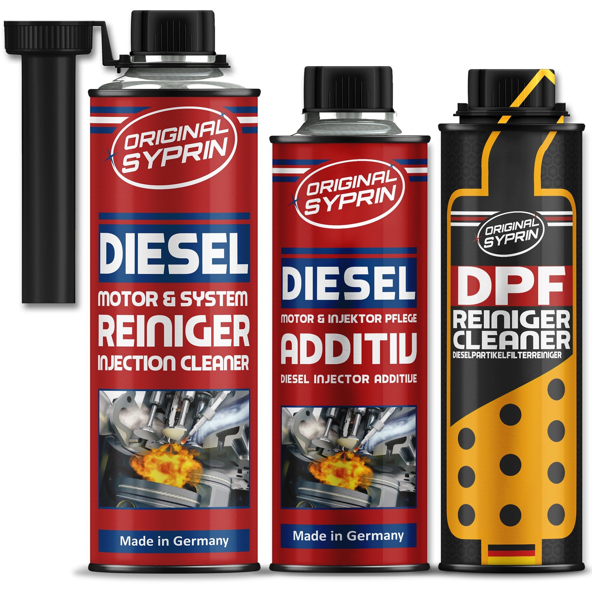 SYPRIN Diesel All-Year Set Reiniger Additiv und DPF Reinigung für Dieselmotoren