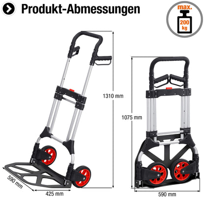 Meister Sackkarre klappbar 200 kg Alu – Modell 8985710