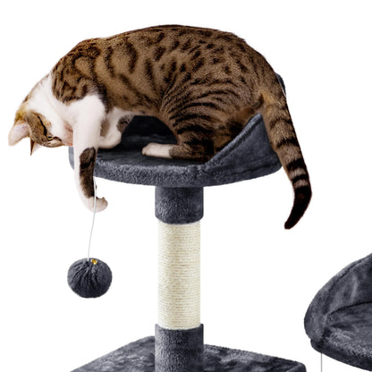 Yaheetech Katzenkratzbaum 206cm XXL deckenhoch - Dunkelgrau