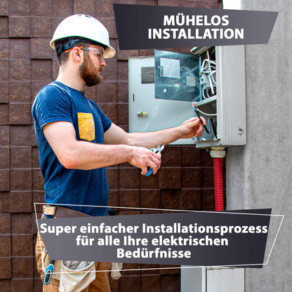 MAS Premium Erdkabel NYY-J Elektrokabel - 5x2.5mm² 25m Ring