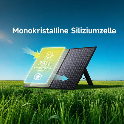 ALLPOWERS Faltbares Solarpanel 100W, monokristallin für Powerstation