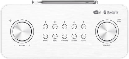 KENWOOD CR-ST80DAB Stereo-Kompaktradio DAB+ Bluetooth – Weiss