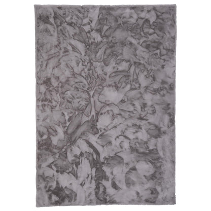 Pergamon Luxus Super Soft Fellteppich Plush weich flauschig - Grau