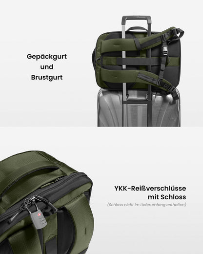 tomtoc Navigator T66 Liteway Reiserucksack 28L für 16 Zoll Laptop