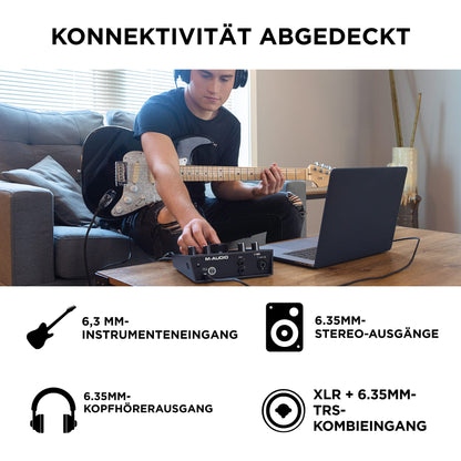 M-Audio AIR 192|4 USB Audio Interface – Recording
