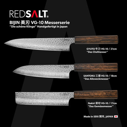 REDSALT Professional Series NAKIRI 17cm Damast Gemüsemesser