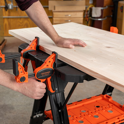 PONY 2 in 1 Werkbank klappbar – mit 4 Zwingen 454kg