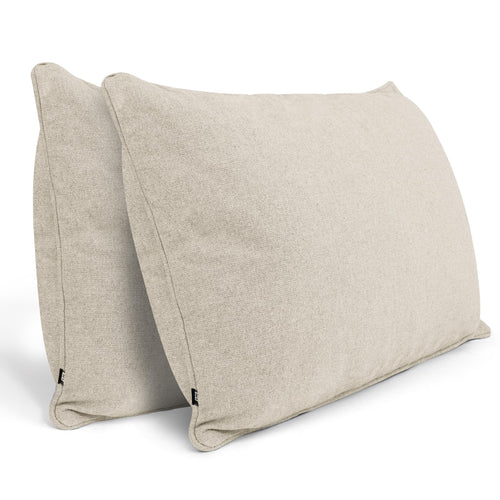 Sofakissen Gross Zierkissen - 40x70 cm Beige OekoTex 2er Set