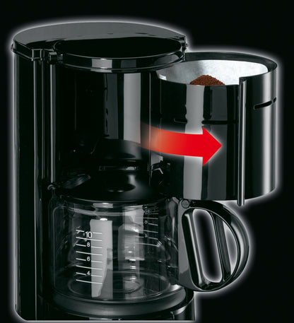 Braun KF 47 BK Filterkaffeemaschine mit Glaskanne, Schwarz