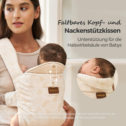 Momcozy Babytrage Neugeborene Ergonomisch - Geometrische Muster