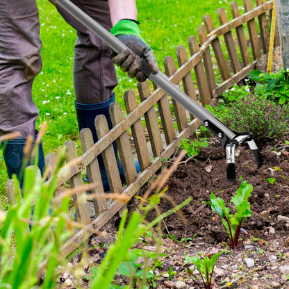 Walensee Steigbügelhacke PH-002JJN Gartenhacke mit verstellbarem Stiel