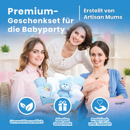 Baby Box Shop Baby-Geschenkset Junge, 14 Geschenke zur Geburt