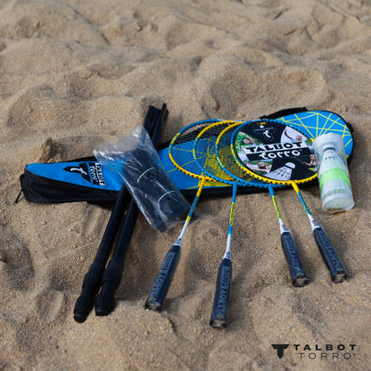 Talbot-Torro Badminton-Set Family mit 4 Schlägern und Netz