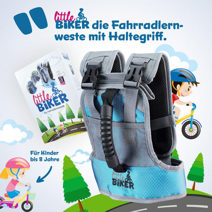 Little Biker Fahrradlernweste für Kinder mit Haltegriff