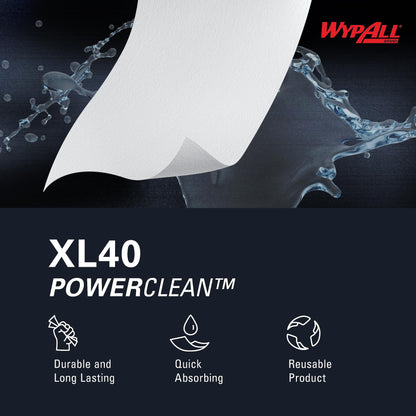 WYPALL* L40 7471 Wischtücher – 1-lagig, weiss, Grossgebinde