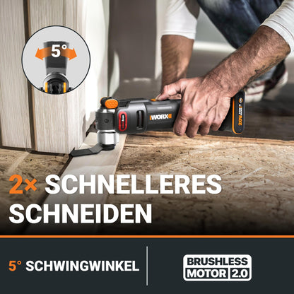 WORX Nitro WX698.9 Sonicrafter Multifunktionswerkzeug 20V ohne Akku