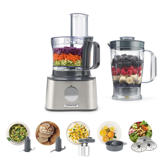 Kenwood MultiPro Compact FDM301SS Kompakt-Küchenmaschine Silber