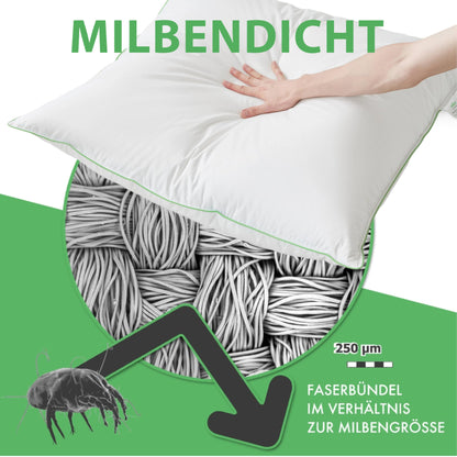 Welldora Premium Nackenstützkissen – 80x80, mittelfest
