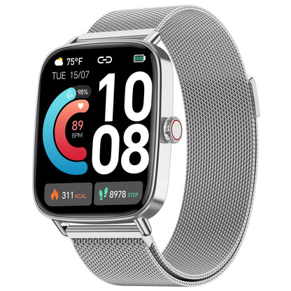 AEAC Smartwatch mit Telefonfunktion, 1,85-Zoll-HD, IP68 wasserdicht, HD-Touchscreen