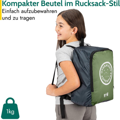 Trail Kinderschlafsack Overnight Adventure Mumienschlafsack Khaki