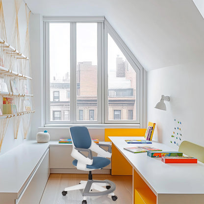 hjh OFFICE Kid Flex Mitwachsender Drehstuhl - Blau