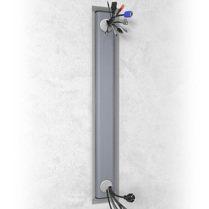 Unterputz Kabelkanal Set Oval - Multimedia Rohr 1.1M