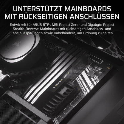 CORSAIR Frame 4000D RS ARGB Mid-Tower ATX PC-Gehäuse - Schwarz