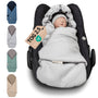 ULLENBOOM Einschlagdecke Babyschale & Kindersitz – Grau