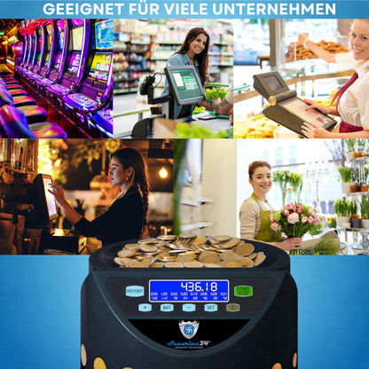 Securina24 SR1200LC Münzzähler/-sortierer - Schwarz