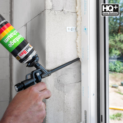 Isolbau Bauschaum Montageschaum 1K PU Pistolenschaum 12x 750ml