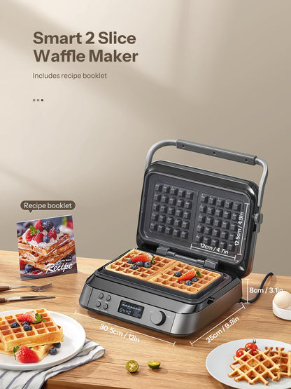 Doppelwaffeleisen Belgische Waffeln – LCD Display 1600W