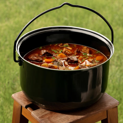 ACTIVA Gulaschkanone | Emaillierter Gulaschkessel - 14L