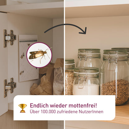 Plantura Schlupfwespen gegen Lebensmittelmotten – 24 Karten