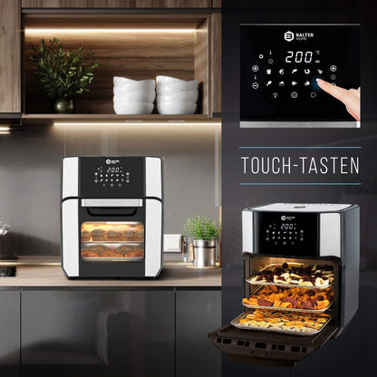 Balter Heissluftfritteuse Airfryer 12 Liter XXL HL-1200