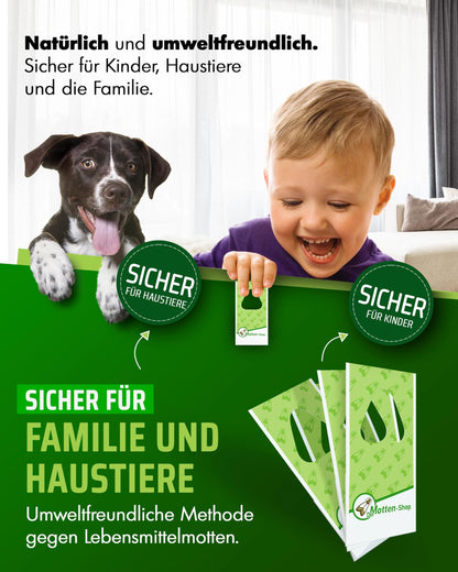 Der Motten-Shop® Schlupfwespen gegen Lebensmittelmotten 9 Karten