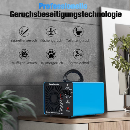 GMGXX Ozongenerator OG-75, Ozon Luftreiniger bis 400 m², 75000 mg/h