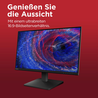 Lenovo L27qe 27 Zoll QHD Monitor, IPS, 100 Hz, Raven schwarz