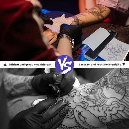 PeriPage P90 Wireless Tattoo Stencildrucker - Dark Schwarz