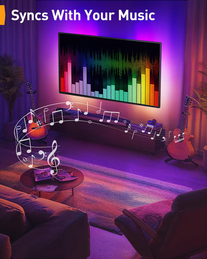 Perlegear TV Wandhalterung PGMF20 für 26-65 Zoll mit LED-Licht