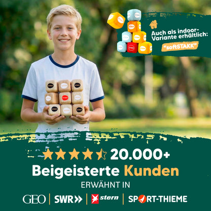 STAKK Outdoor-Wurfspiel für Kinder und Erwachsene aus Holz