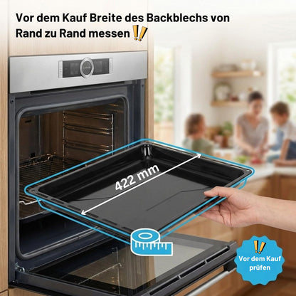 ICQN Backblech Set emailliert 422 × 370 mm für Electrolux, AEG, IKEA